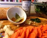 A picture of step 1 of Kale Potato Soup.