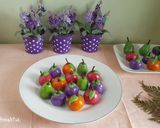 Foto langkah ke 7 dari resep Kue Tok / Kue Ku Bentuk Buah.