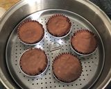 Foto langkah ke 3 dari resep Bolu Kukus Mekar Chocolatos (Tanpa Mixer).