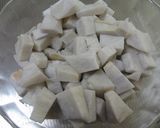 A picture of step 2 of Sticky ☆ Healthy ☆ Satoim Taro ☆ Dessert.