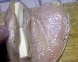 A picture of step 2 of Simple! Cheese-Filled Chicken Ham.
