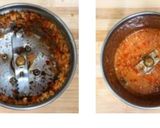 A picture of step 2 of Carrot Pumpkin and Almond Soup.