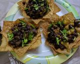 A picture of step 5 of Katori chaat.