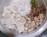 Foto langkah ke 1 dari resep Botok tahu tempe teri lamtoro.