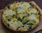 Foto del paso 9 de la receta: Tarta integral de pollo y espinaca 🍽