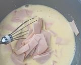 Une image de l'étape 2 de Quiche sans pâte au jambon/tomates cerises.