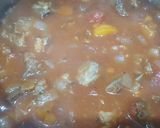 Foto del paso 1 de la receta: Goulash o estofado húngaro sin crema. Con spatzles (pasta)