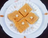 A picture of step 4 of Delicious healthy tasty gram flour dry fruits Burfi.