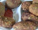 A picture of step 4 of Green Pea Cutlet.