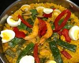 Foto del paso 11 de la receta: Paella con calamares y judías verdes