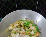 A picture of step 4 of Spinach (palak) Veggies Subzi.