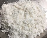 A picture of step 1 of Coconut Ladoo.