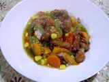 دجاج مع الخضار على الطريقة الصينيه Chicken & Stir fry vegetables