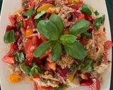 A picture of step 4 of Sweet and summery panzanella.