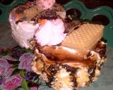 صورة لخطوة 8 من وصفة ميني كيك بمكونات بسيطة 😋😋😋😋