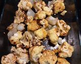 A picture of step 2 of Roasted Cauliflower Soup.