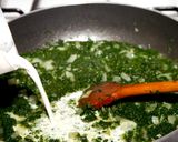 Spenótos penne recept fázis 2 fotója