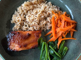 Miso Honey Salmon in a Toaster Oven