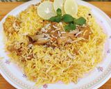 A picture of step 11 of Chicken Biryani 😋😋.
