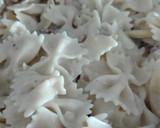 Foto del paso 9 de la receta: Pasta formaggio con alcachofas y jitomate deshidratado