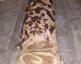 Une image de l'étape 3 de Mon gâteau roulé à la crème caramel salé et chocolat.
