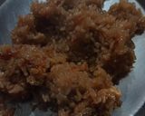 A picture of step 4 of Jaggery carrot rice.