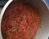 Foto del paso 2 de la receta: Fideos cinta con bolognesa a cuchillo