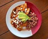 Foto del paso 10 de la receta: Chilaquiles rojos veganos