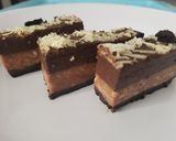 Foto langkah ke 5 dari resep Puding triple Choco cheese oreo (no bake).