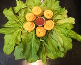 A picture of step 8 of Rose Pumpkin Steamed Buns.