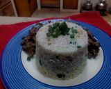 A picture of step 11 of Garlic rice.