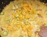 Saffron, zucchine (with flowers) and speck risotto recipe step 6 photo