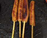 Foto langkah ke 4 dari resep Sate Sosis Sederhana.