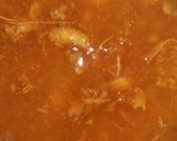 A picture of step 2 of Bael juice.