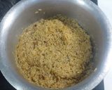 A picture of step 4 of Jaggery rice /gur waly rice.