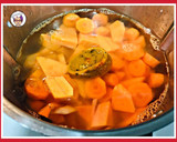 Foto del paso 5 de la receta: Crema de boniatos, zanahoria y puerro