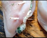 A picture of step 4 of Spinach Stuffed Chicken.