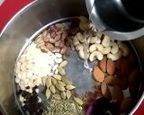A picture of step 1 of Mahashivratri Special Thandaai.