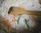 A picture of step 3 of Afghani pulao.