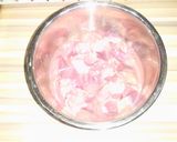 A picture of step 1 of Gizzard and liver stir fry.