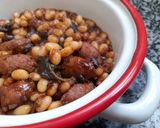 Foto del paso 6 de la receta: Fessolets a la salvia y ajo negro con salchichas
