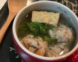 Foto langkah ke 7 dari resep Sup Baso ayam shitake super lembut.