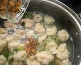 Foto langkah ke 6 dari resep Sup Bakso Sayur Gambas/Oyong.