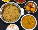 பொங்கல் கறி விருந்து-மட்டன் பிரியாணி, எலும்பு சாம்பார் குழம்பு, முட்டை கிரேவி,சிக்கன் ப்ரை ரெசிபி ஸ்டேப் 16 புகைப்படம்