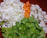 Foto langkah ke 1 dari resep Sayur : Cah Sayur Bakso Ikan.