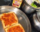 A picture of step 1 of Cheesy Bread Pizza.