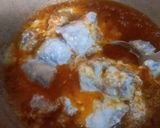 A picture of step 5 of Bhopali Taar Gosht.