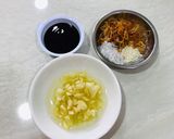 Foto langkah ke 1 dari resep Daun ketela rebus bumbu kecap jamur.