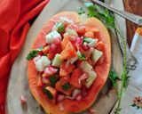 পাপায়া বোট স্যালাড (Papaya Boat Salad recipe in Bengali) রেসিপির ধাপ 3 ছবি