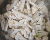 A picture of step 1 of Aloo gobhi.